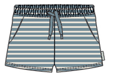 Little Dutch -Korte broek blauw Stone Blue stripe