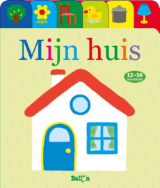 C.W.-Kartonboek Mijn Huis-Multi Color