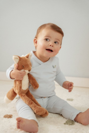 Little Dutch - T-shirt overslag lange mouw- Baby Blue