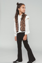 Moodstreet-Meisjes   AKIRA ruffles & bows blouse-Warm White