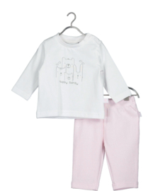 Blue Seven-Baby Meisjes 2delig set-Roze