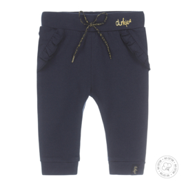 Dirkje-Baby Girls trousers Bio Cotton-Navy