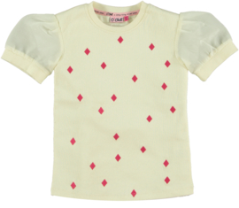 O'Chill-Meisjes t-shirt ss Merel-Wit