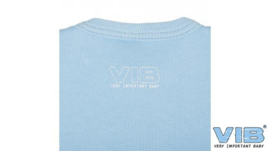 VIB-Boys Romper Remove baby before washing-Licht Blue