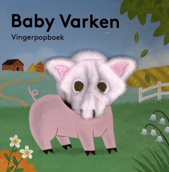 Image Books-Vingerpopboek - Baby Varken- Multi Color