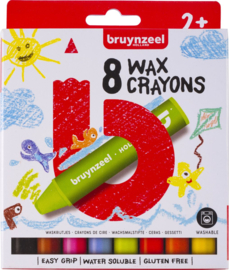 Bruynzeel Kids waskrijt set 8-Multcolor