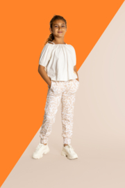 Studio Chill-Meisjes T-shirt Veerle-Wit