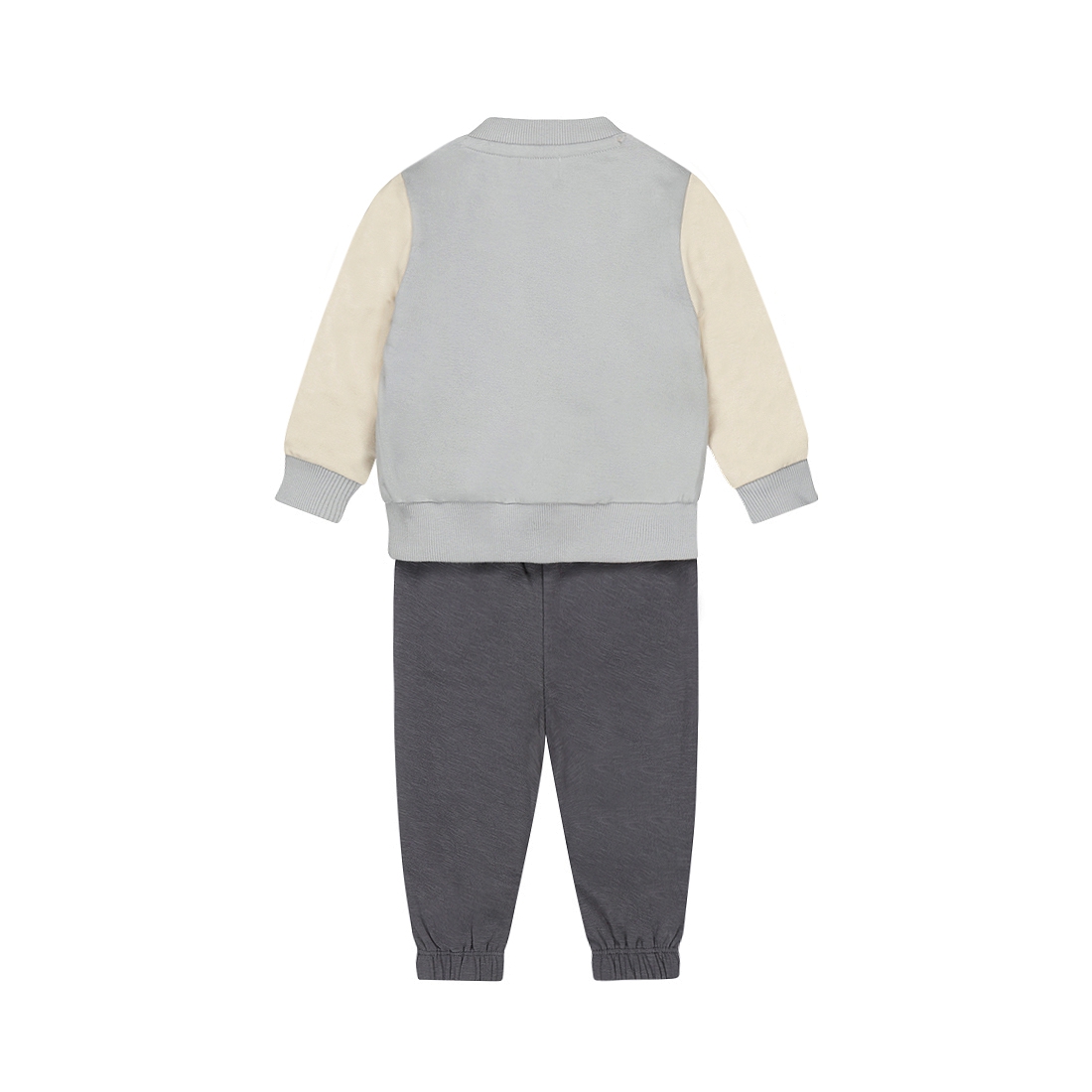 Dirkje-Jongens 3 pce babysuit-Faded blue