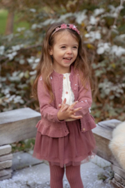 Little Dutch-Meisjes blouse lange mouw-Off white
