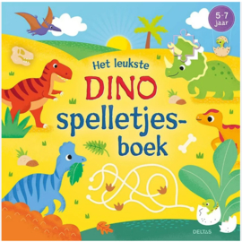 Deltas- het leukste Dino spelletjes (5-7 jr)-boek-yellow