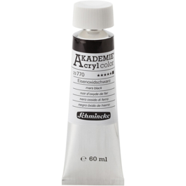 Acryl color-mars black (770), opaque, extr. fade resistant, 60ml-Schmincke AKADEMIE