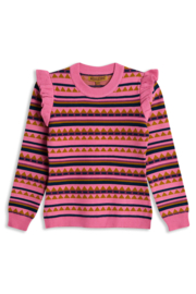 4President-Meisjes Sweater Kapri-Pink