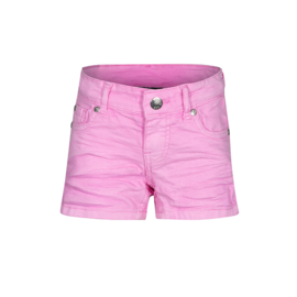 Dutch Dream Denim-Meisjes jeans broek-gekleurd kort-MWANGA-Roze