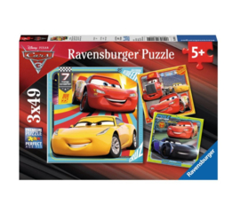 Ravensburger- Puzzel 3 x 49 stukjes DCA legendes van de baas-Red
