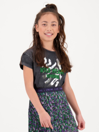 Vingino -Girls T Shirt Hannie-Washed Black