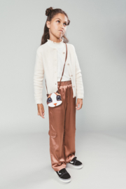 Moodstreet-Meisjes VIVA knitted cardigan-Warm wit