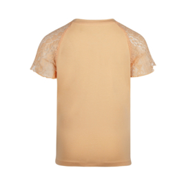 No Way Monday-Meisjes T-shirt ss-Perzik