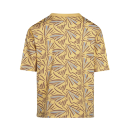 Koko Noko-Jongens T-shirt verlaagde shouder- Geel
