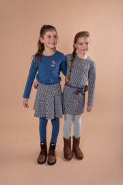 LoFff-Meisjes Rok Priscilla-Blauw