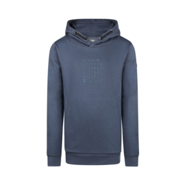 No Way Monday-Jongens Sweater met capuchon-Blauw