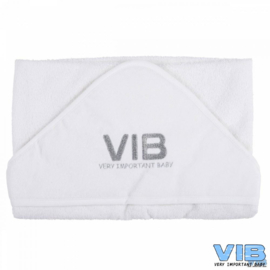 VIB.-Unisex Badcape VIB -White-Silver