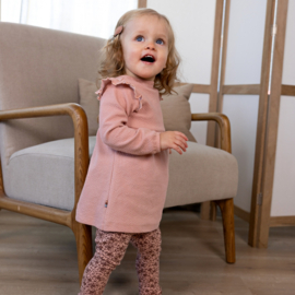 Dirkje-Meisjes Jurk Ls-Dusty Pink