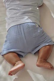 Little Dutch -Korte broek blauw Stone Blue