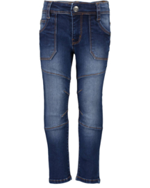 Blue Seven-Kids jongens jeans broek-NOS -Donker blauw