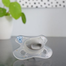 Difrax- Woezel en Pip Fopspeen -Natural- Newborn-White
