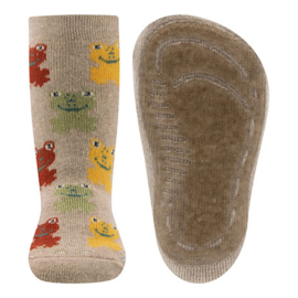Ewers- Antislip sokken kikker-ecru