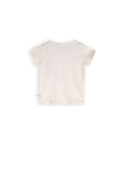 Petite Maison-  Kai T-shirt s/sl met borstprint-AOP Stripe