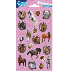 Totum Twinkle Stickers Glitter Sheet Horses 3