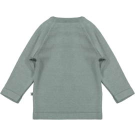 Klein Baby-T-Shirt lange mouw-Stone Green