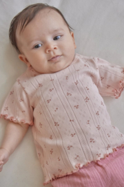 Little Dutch -T-shirt korte mouw roze Fairy Flowers