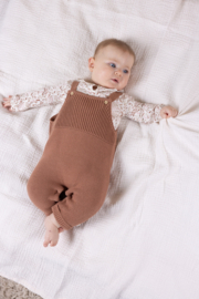 Petite Maison-Kaya t-shirt Longsleeve with ruffle detail at neck-AOP Leaves