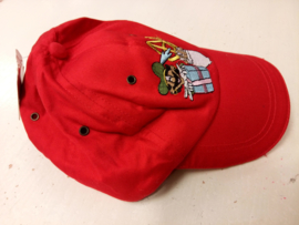 CW-Baseballcap Sint en Piet-Red