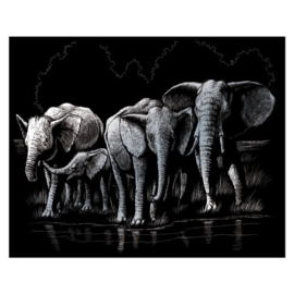 Elephant (Zilverfolie/21x30cm)