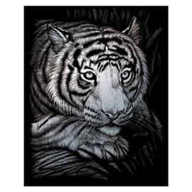 White Tiger (Zilverfolie/21x30cm)