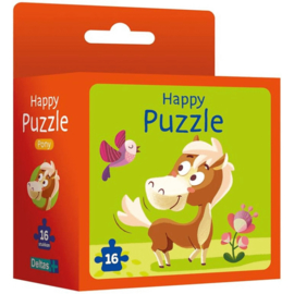 Deltas-Happy puzzle - Pony -Oranje