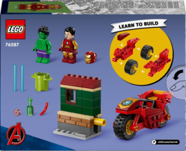 LEGO-Super Heroes Iron man met motor en de hulk-76287