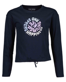 Blue Seven-Meisjes T-shirt-Donker blauw