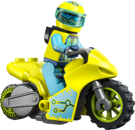 LEGO City Stuntz Cyber stuntmotor-60358-Multi Color