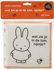 CBC-Stoffen babyboek- Wat zie je in de tuin, nijntje?-Multi