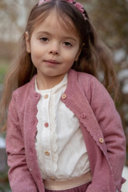 Little Dutch-Meisjes blouse lange mouw-Off white