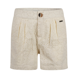 No Way Monday-Meisjes korte broek-Wit