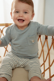 Little Dutch - Broekje-Steen blauw streep