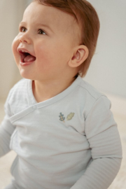 Little Dutch - T-shirt overslag lange mouw- Baby Blue
