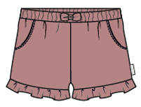 Little Dutch -Korte broek roze Pink Blush