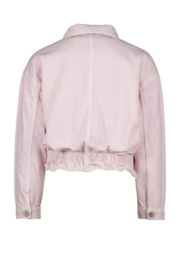 Vingino-X Senna Bellod-Girls  Denim Jacket Tanja-Bright Lavender-Light Pink