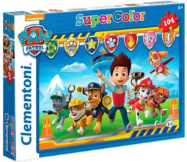 Clementoni Kinderpuzzels - Legpuzzel Paw Patrol 104 Stukjes